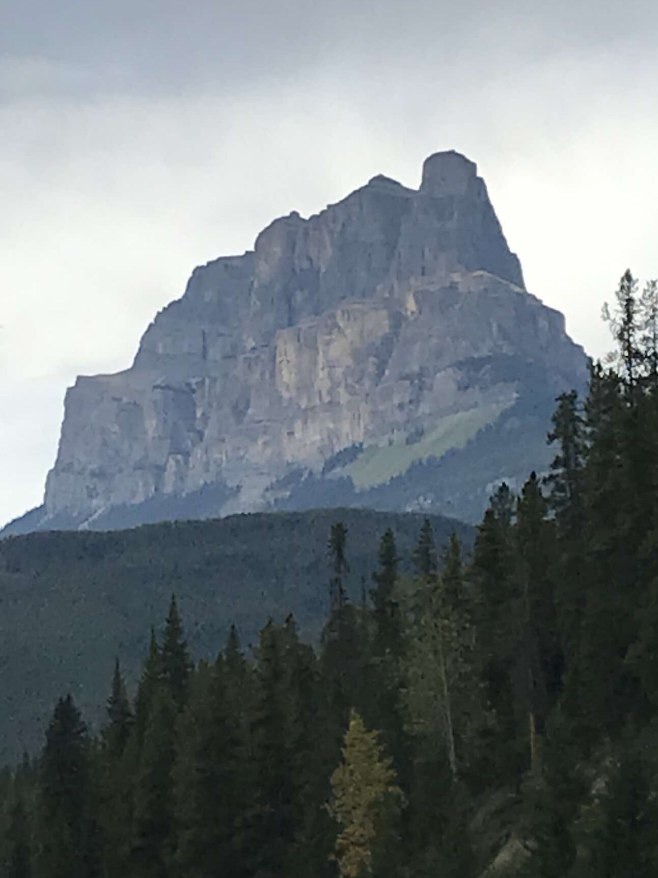Mountain in Bamff National Park, Canada