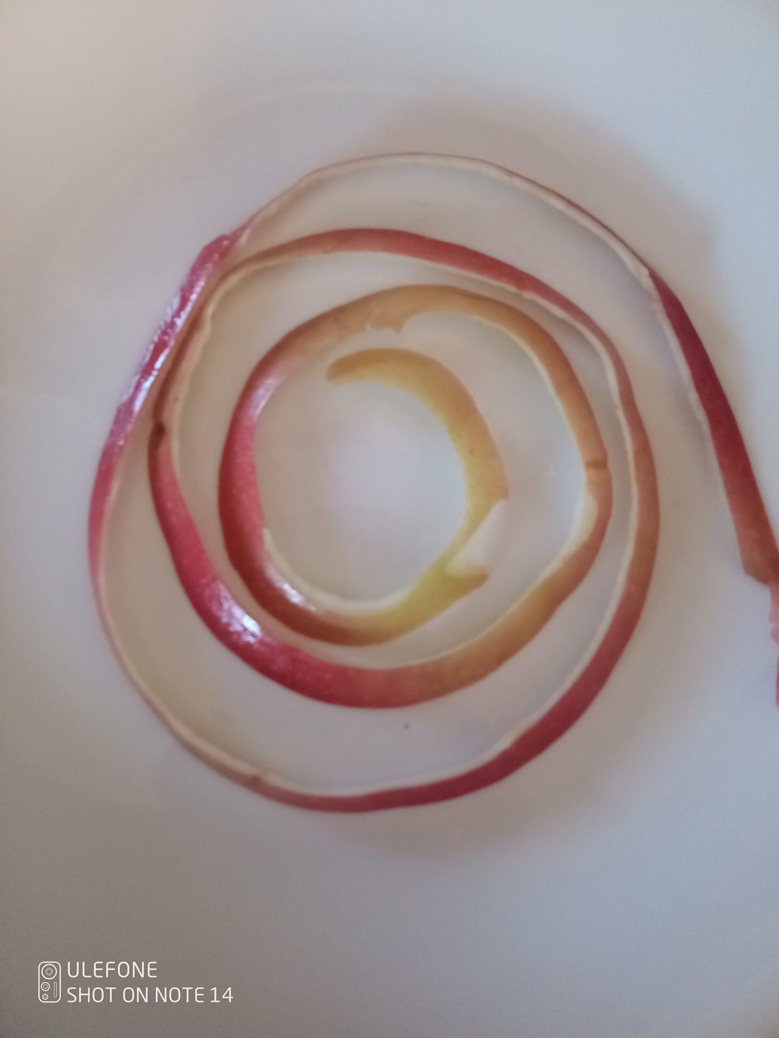apple peel swirl